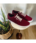 Vans Authentic Classic Tennis Sneaker Shoe, Port Twany (Purple/Red) Size... - $59.00