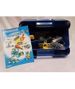 ERECTOR Motorized Construction Set 120 Models blue Box with Manual - $413.81 MXN