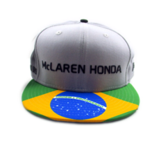 Mclaren Honda Formula 1 2017,ALONSO &amp; Vandoorne Special Edition, Brazil Cap S/M - £32.23 GBP