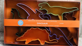 R&amp;M International Color Dinosaur 6 Piece Cookie Cutter Set - £18.82 GBP
