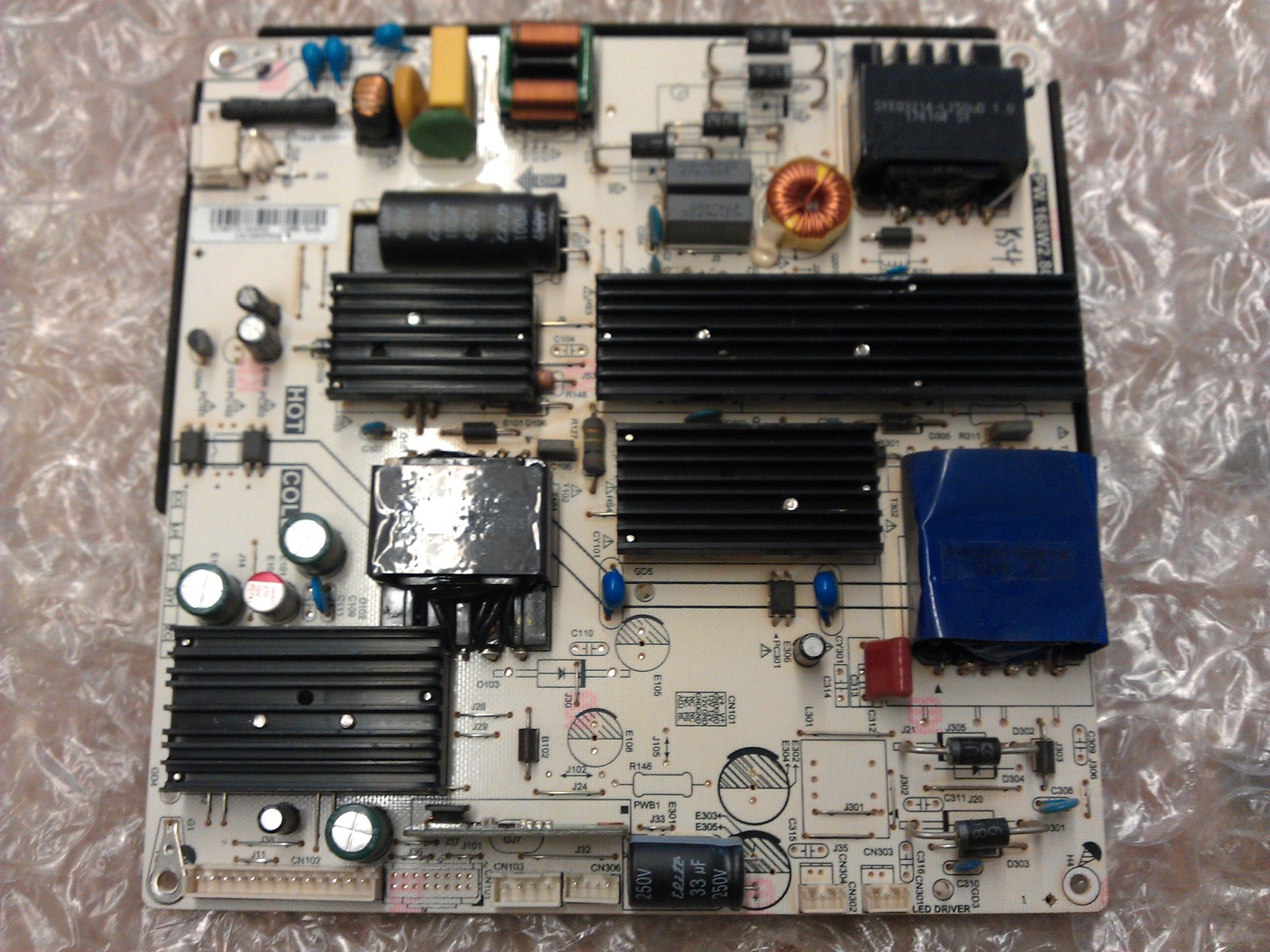 * LSC490FN04 / PW.168W2.801 POWER SUPPLY Board From Jvc LT-49E770 LCD TV - $43.95