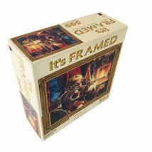 "It's Framed" 500 Piece Puzzle 'Cozy Fireplace' Holiday 2004 Sure-Lox Jigsaw NEW - £18.99 GBP