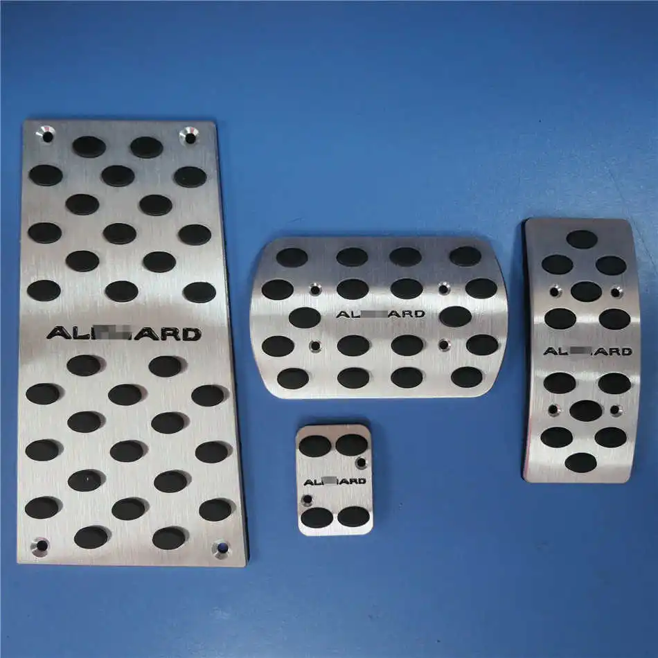  aluminum alloy non slip for toyota alphard estima vellfire 2006 2016 accelerator brake thumb200