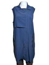 Vince Vest Womens Medium Mini Dress Tunic Work Career  Office Laser Cut ... - £24.94 GBP