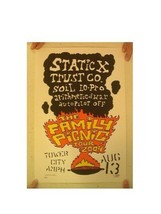 Static X Poster The Family Tour 2004 Tower City Static-x Silkscreen StaticX - £21.00 GBP