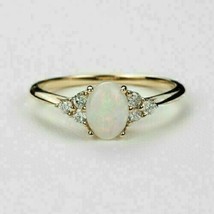 1.80Ct Simulated Diamond Engagement Vintage Ring 14k Yellow Gold Plated Silver - £94.61 GBP