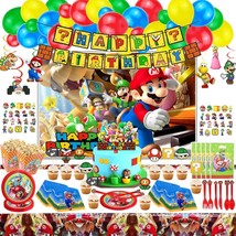 210 Pcs Birthday Party Supplies, Party Decorations Includes Happy Birthday Banne - £36.99 GBP