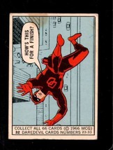1966 DONRUSS MARVEL SUPER HEROES #32 HOW&#39;S THIS FOR A FINISH VG (ST) *X7... - $16.17