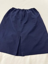 Allison Woods Women’s Blue Elastic Waist Pull-On Casual Skirt Size 16W image 2
