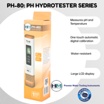 HM Digital PH Meter PH-80 Handheld Water Resistant Water Quality Tester - £29.36 GBP