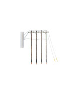 WOO US2265 HO Utility System, Single Crossbar, Pre-Wired Poles - $23.80