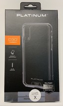 NEW Platinum D30 Protective Slim CLEAR Phone Case for Apple iPhone XS X - £6.14 GBP