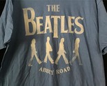 Tour Shirt Beatles, The  Abbey Road Iconic Image LARGE Blue - $20.00