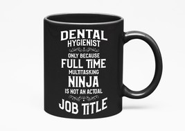 Make Your Mark Design Cool Dental Hygienist, Black 11oz Ceramic Mug - £17.12 GBP+