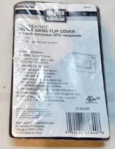 GFI Flip Cover Weatherproof Horizontal Single Gang Bronze 1C-GH-BR NIB 267A - $12.49