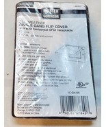 GFI Flip Cover Weatherproof Horizontal Single Gang Bronze 1C-GH-BR NIB 267A - $234.13 MXN