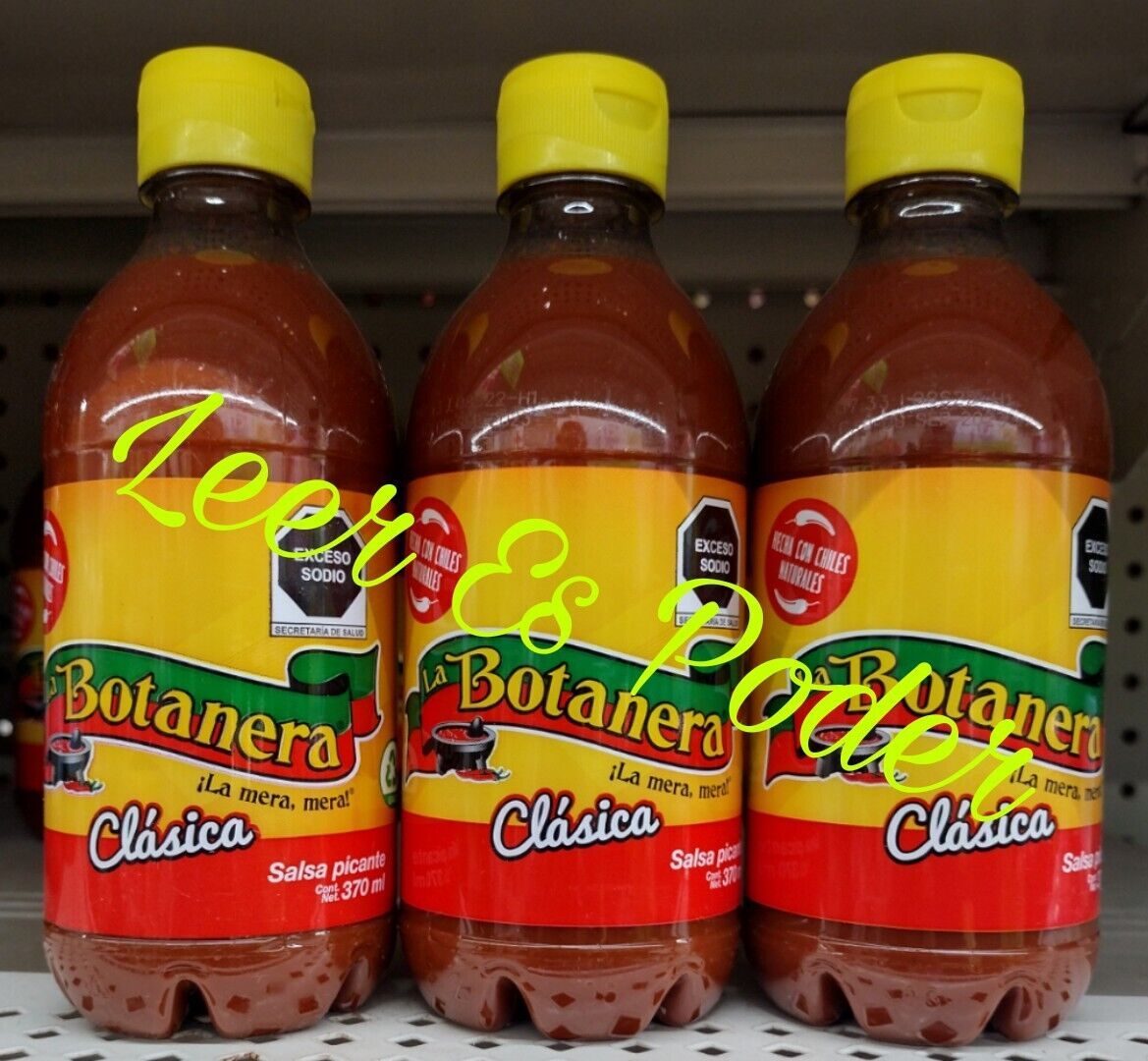 3X LA BOTANERA SALSA CLASICA ( CLASSIC ) - 3 OF 370ml EACH -FREE PRIORIT... - $18.37
