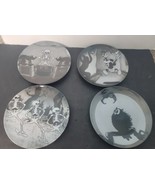 Disney Parks The Skeleton Dance and The Haunted House Plate Set 4 piece ... - $1,591.20 MXN