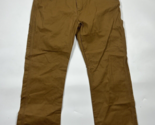 Dickies Carpenter Workwear Brown 34x30 Relaxed Fit Pants Canvas - £16.89 GBP