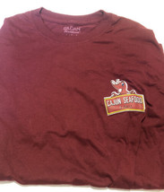 Cajun Seafood Grill Employees T Shirt L Red DW1 - £7.08 GBP