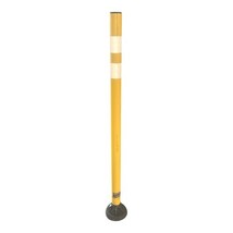 Gorilla Post Magnetic Yellow Impact Recovery Delineator Bollard Sign Post 48" B image 10