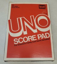 Uno Card Game Score Pads 100 Double Sided Score Sheets No. 4001 Vintage 1984 NOS - £13.82 GBP