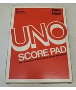 Uno Card Game Score Pads 100 Double Sided Score Sheets No. 4001 Vintage ... - £13.85 GBP