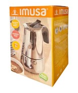 NEW IMUSA Stainless Steel 6 Cup Stovetop Espresso Coffee Maker - £15.79 GBP