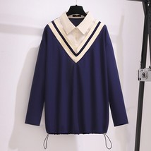 Women&#39;s Plus Size Pullover Sweatshirt Autumn Oversized Loose Shirt Collar Drawst - £121.11 GBP
