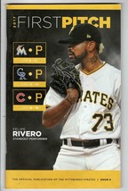2017 Pittsburgh Pirates First Pitch Program Felipe Rivero - £7.89 GBP