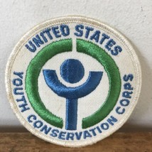 Vtg United States Youth Conservation Corps Patch Embroidered Sew-On 3.5&quot;... - £15.61 GBP