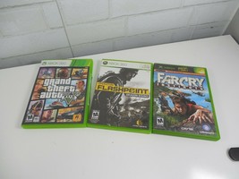 Three Xbox Games Grand Theft Auto V  Operation Flashpoint Far Cry - £14.97 GBP