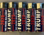 Trump 2020 No More Bull... D8 Set of 5 Electronic Lighters - $15.79