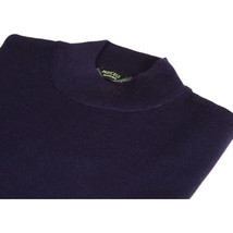 Men PRINCELY Made in Turkey Soft Merinos Wool Sweater Knits Mock 1011-00 Plum image 4