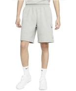 Men&#39;s Nike Grey Heather Club Fleece Cargo Shorts Size Large CZ9956 063 B... - £45.56 GBP