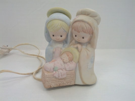 Vintage light up Christmas nativity manger childs room home decor - £19.55 GBP