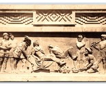 RPPC Relief on Side of Monument to Cuauhtémoc Mexico City UNP Postcard I20 - $6.88