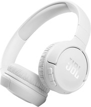 JBL Tune 510BT: Wireless On-Ear Headphones with Purebass Sound - White, Medium - £31.02 GBP