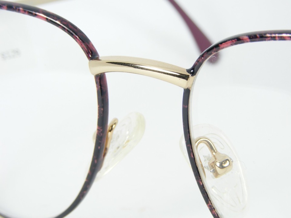 NEW W/ TAG Altair 330 BURGUNDY EYEGLASSES GLASSES METAL FRAME 53-16-135mm France Item image 5