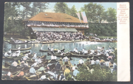 1908 Boston Athletic Association Boat House MA Postcard Annual Field Day - £9.58 GBP