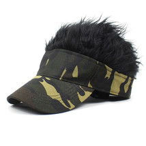 Saisifen Men Novelty Outdoor Sports Baseball Cap Camouflage Hats Black Hair - £14.93 GBP