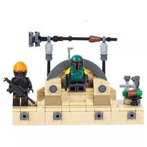 180pcs Star Wars  Boba Throne Set With Boba Fett Fennec Shand Minifigures Toys - £20.44 GBP