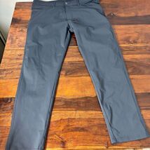 Leg3nd Men's Slim Fit Gray Pants Size 36x30 Casual Flat Front - $32.67