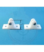 Deck Hinge, Angled, Nylon, 80° Degree, White,1 Pair - Shipped from The USA - $157.80 MXN