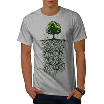 Wellcoda Earth Tree Roots Nature Mens T-shirt,  Graphic Design Printed Tee - £14.96 GBP+