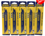 IRWIN 372618 6&quot; 18TPI Reciprocating Saw Blades BI-Metal Pack of 5 - $23.75