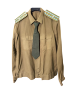 Vintage Uniform Shirt Tie Major Officer Russian Soviet Red Army Military... - $58.55 CAD