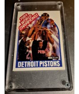 Nice Detroit Pistons World Champions 1989 Hoops Card #353 - $19.94 CAD