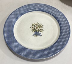 Vintage Farmhouse Blue Susan Winget  DAISY  10” Dinner Plate Round 1996 - £12.45 GBP