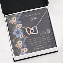 Ma Fille French Necklace Gift | Daughter Keepsake Card | French Language Gift - £39.92 GBP+
